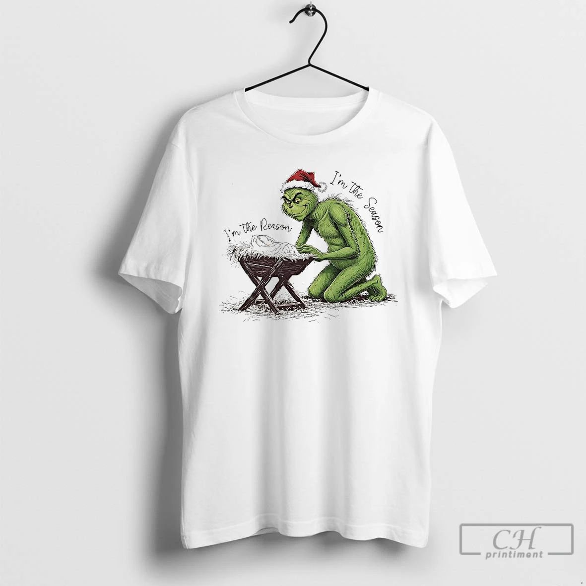 Classic Grinch Im The Season Jesus Im The Reason Christmas T Shirts Unisex