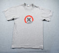 Vintage Hurley Shirt Mens Small Gray Freedom Graphic Short Sleeve Surf Skate Y2K Unisex