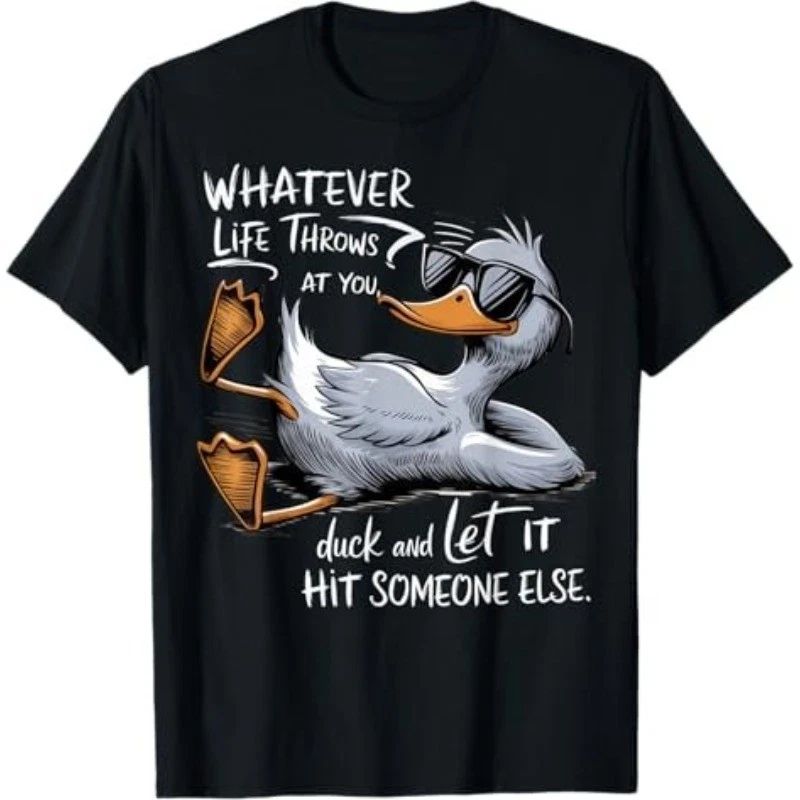 Funny Duck Graphic Tees Funny Quote Gift Unisex