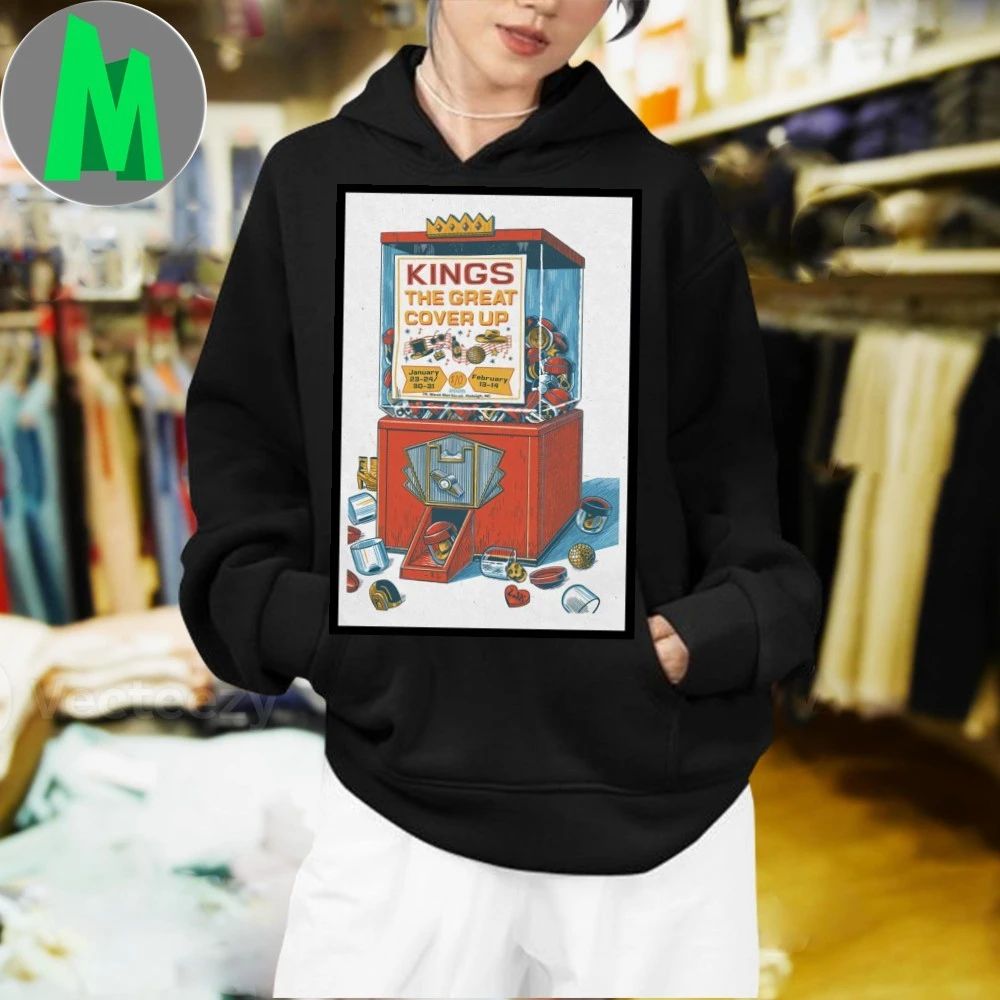 Original Kings The Great Cover Up Raleigh Nc Jan 23-24 30-31 Feb 13-14 2026 Poster Shirt Unisex