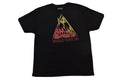 Def Leppard Mens Big & Tall World Tour '83 Black Shirt New LT, 2XLT, 2XLB Unisex