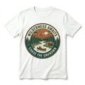Wilderness Awaits Chase The Unknown Mountain Bear Canoe Vintage Nature T Unisex