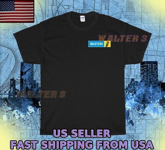 NEW SHIRT BILSTEIN SHOCK ABSORBERS LOGO UNISEX FUNNY MEN'S SIZE S-5XL Unisex