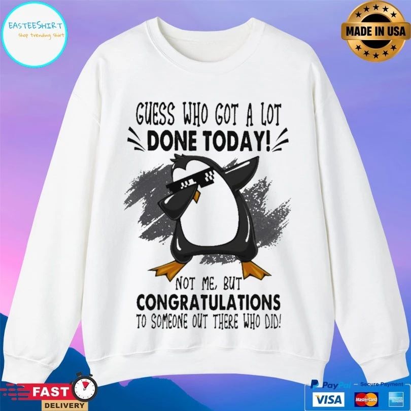 Penguins Guess Who Got A Lot Done Today Not Me But Congratulations To Someone Out There Who Did