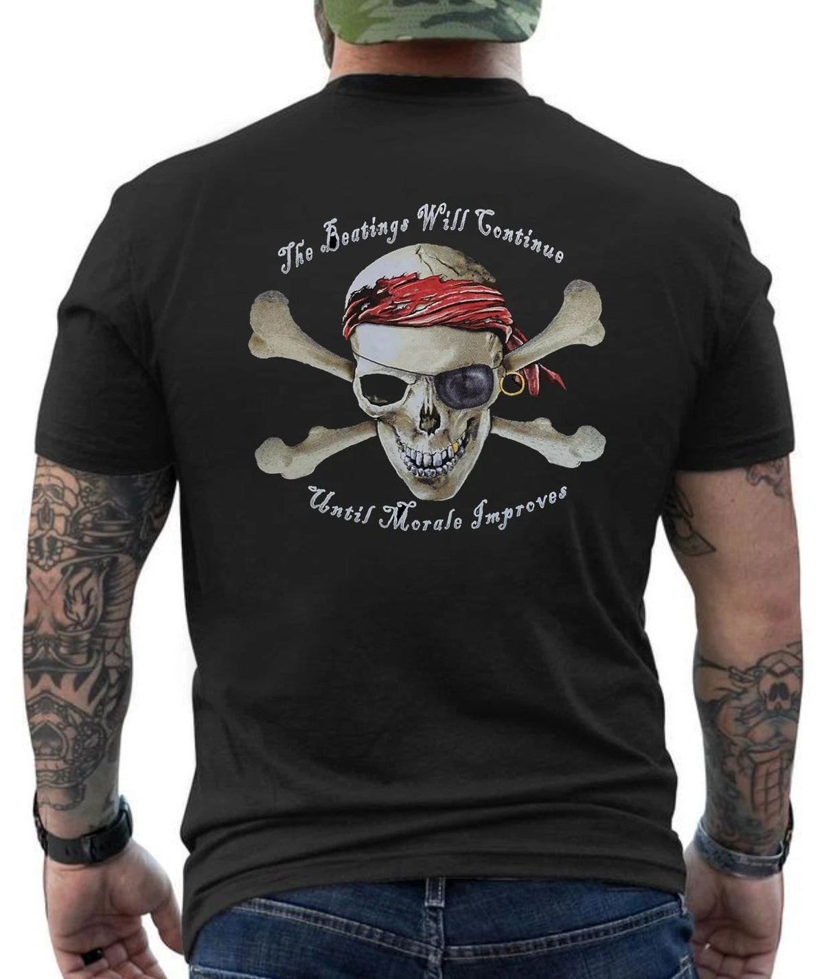 Beating Will Continue Until Morale Improved Graphic Design T- Shirt Unisex