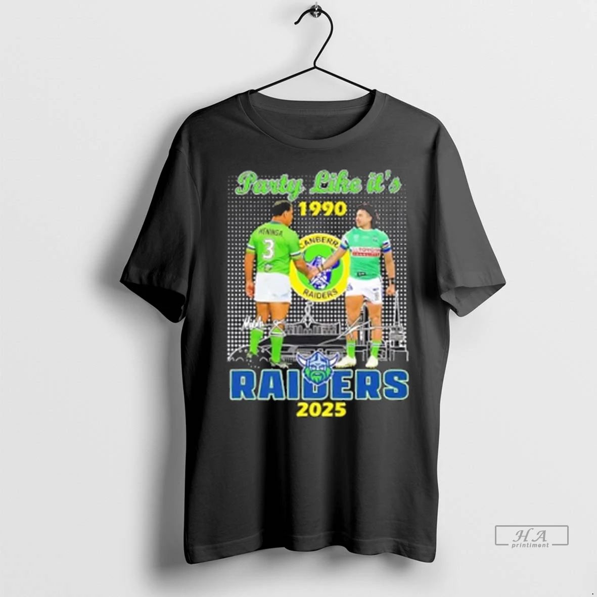 Trendy Party Like Its 1990 Canberra Raiders Legends Skyline Shirt Sweater Unisex