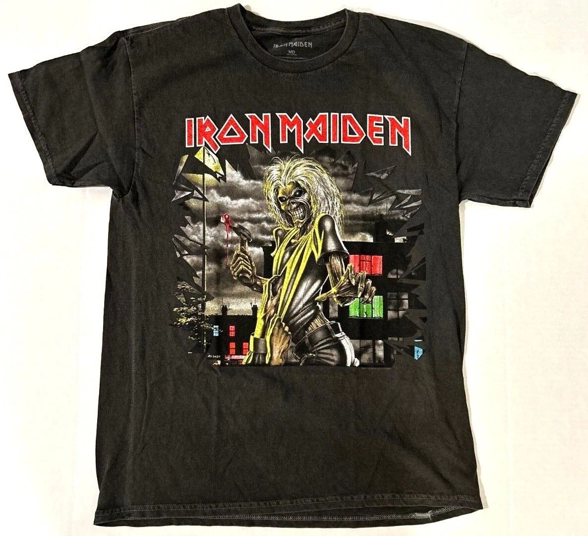 Rock Band Iron Maiden Killer World Tour 1981 Graphic Tee Shirt New Unisex