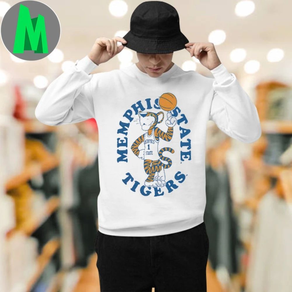 Memphis State Tigers Mascot Heritage Logo Shirt Unisex