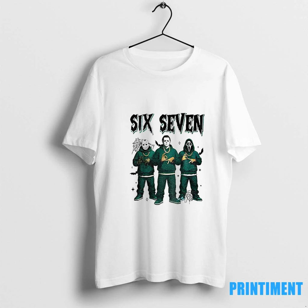Jason Voorhees Michael Myers And Ghostface Horror Characters Six Seven Tshirts Sweater Unisex