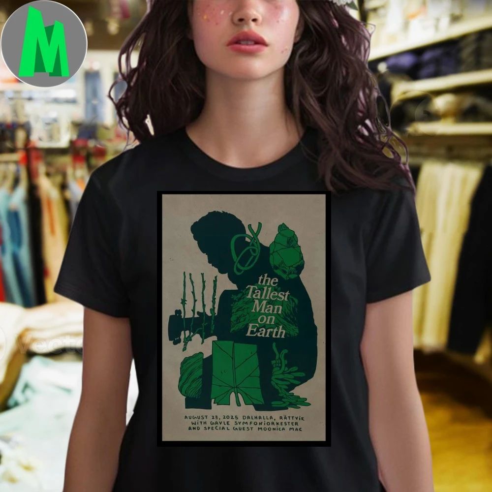 The Tallest Man On Earth 8-23-2025 Dalhalla Rättvik Sweden Poster Shirt Unisex
