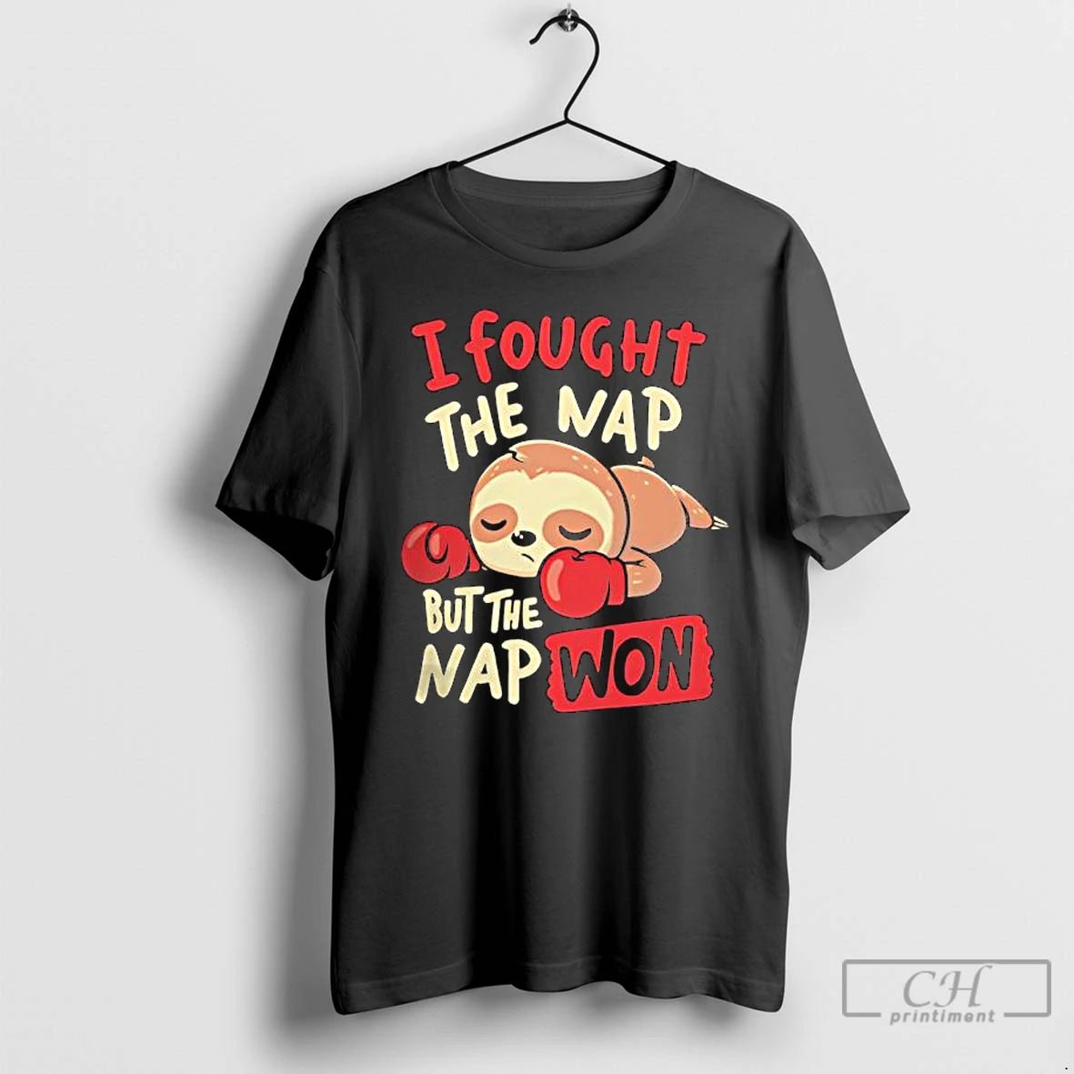 Premium Sloth I Fought The Nap But The Nap Won T Shirts Unisex