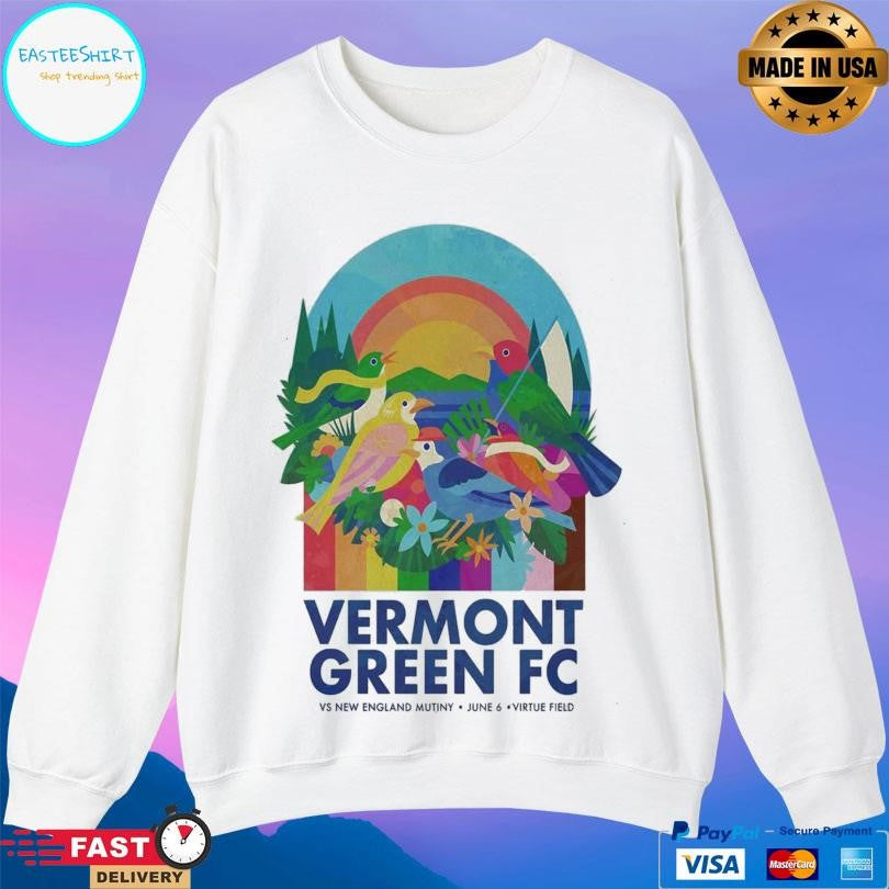Vermont Green Fc Vs New England Mutiny Virtue Field June 6 2026 Shirt Unisex