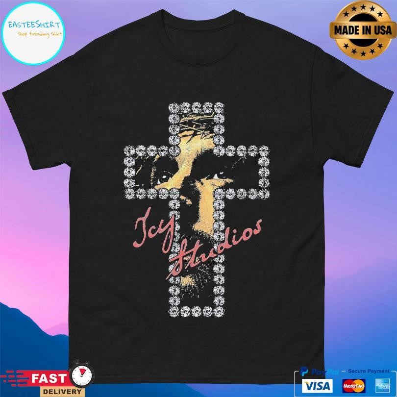 Wear Icy Diamond Cross Shirt Unisex
