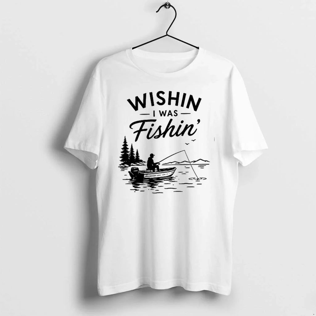 Wishin I Was Fishin Alone 0 Tshirts Sweater Unisex