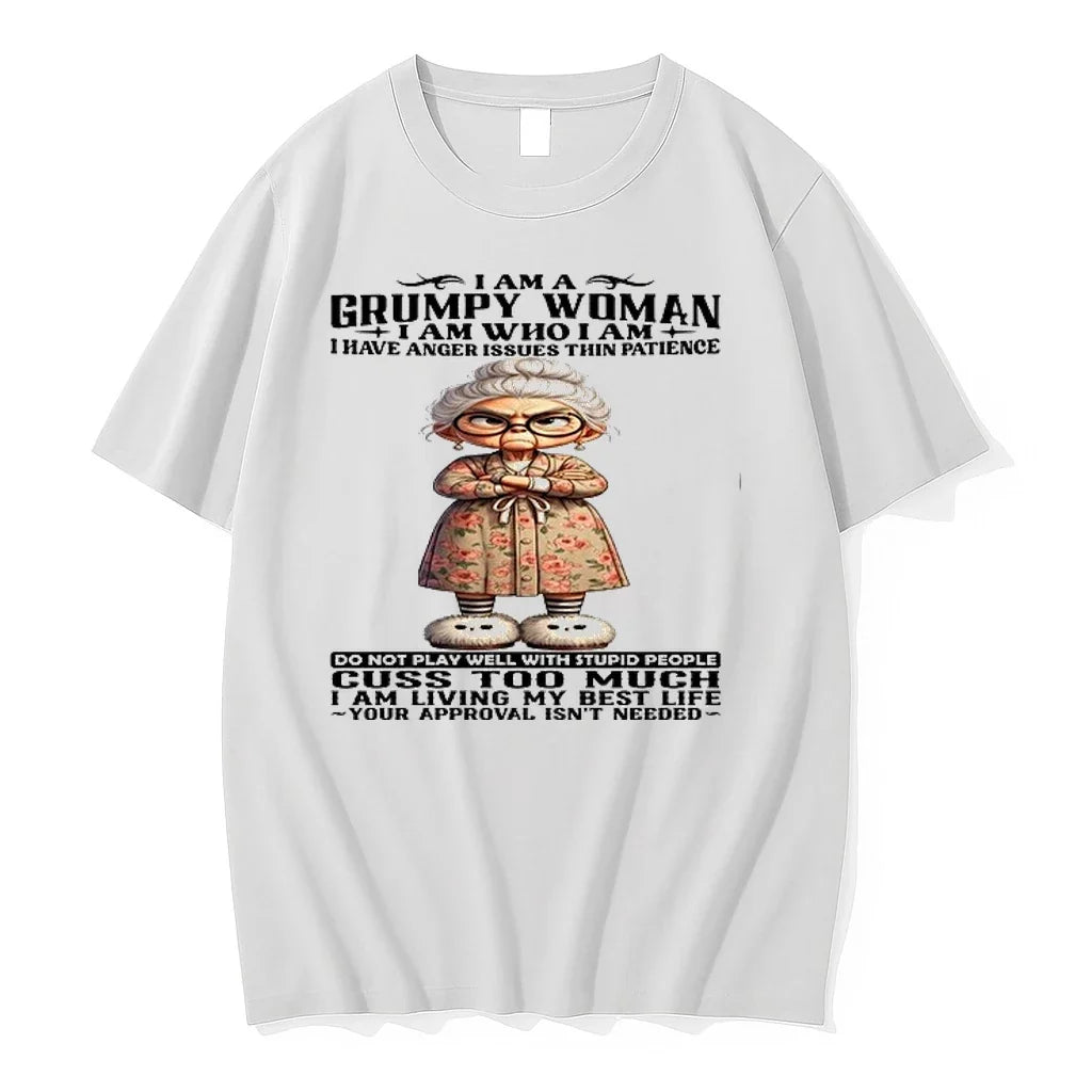 Woman I Am A Grumpy Woman I Am Who I Am 0 Tshirts Sweater Unisex