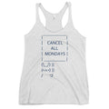 Cancel All Mondays Bunny Women's Racerback Tank