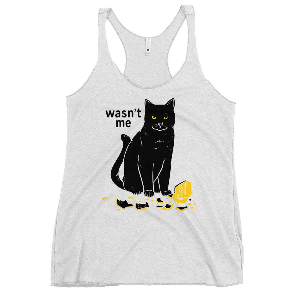 Wasn't Me Women's Racerback Tank