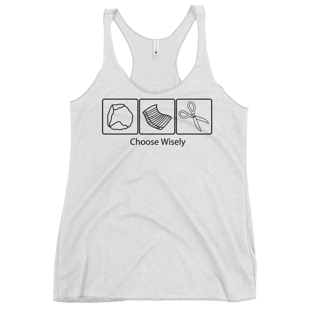 Choose Wisely Women's Racerback Tank