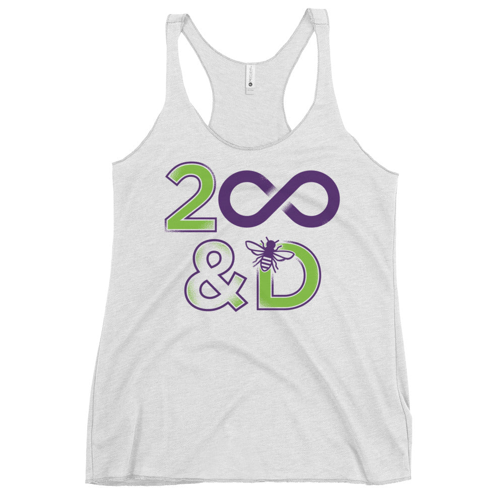 2 Infinity And B On D Women's Racerback Tank