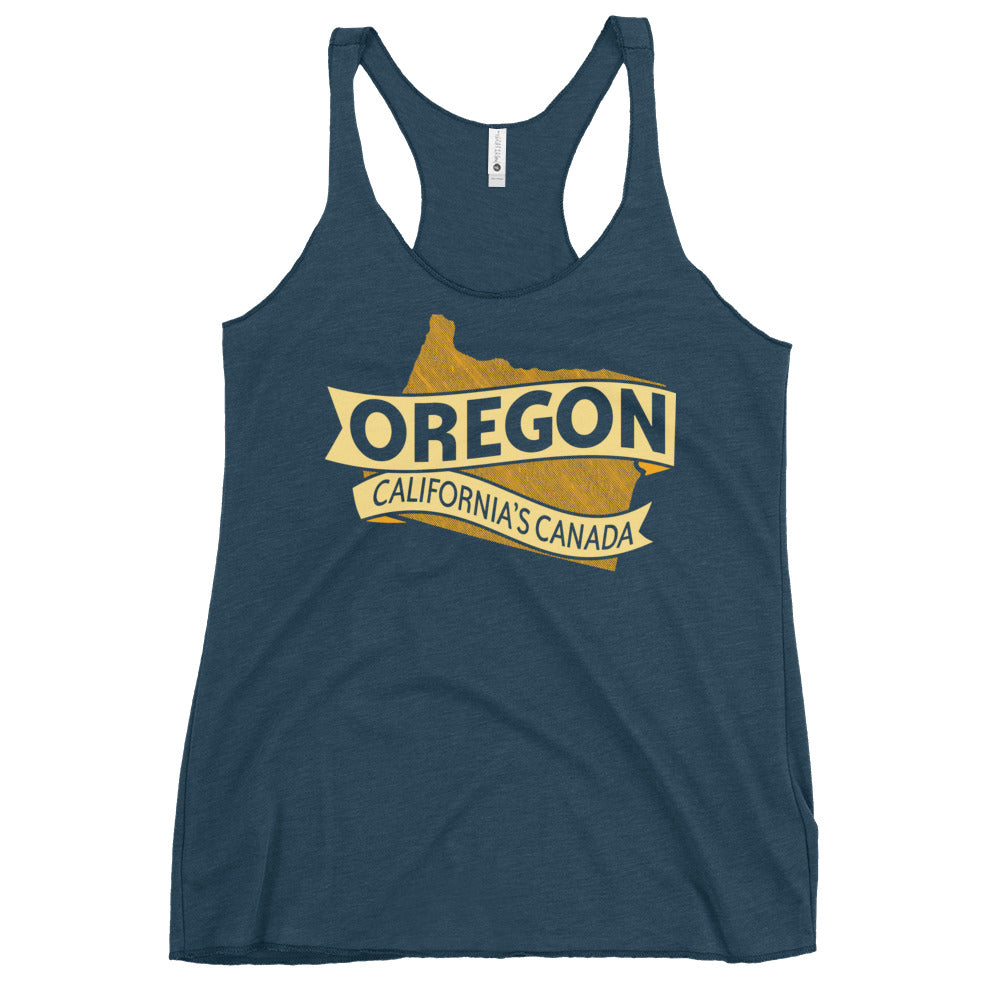 Oregon California's Canada Women's Racerback Tank