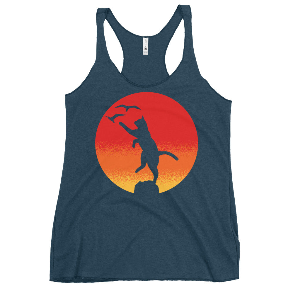 The Karate Cat Women's Racerback Tank