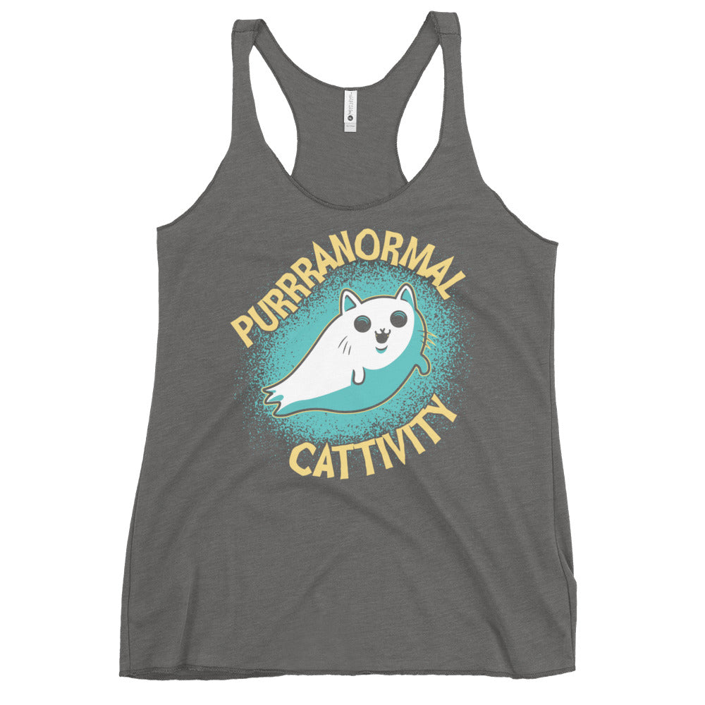 Purrranormal Cattivity Women's Racerback Tank