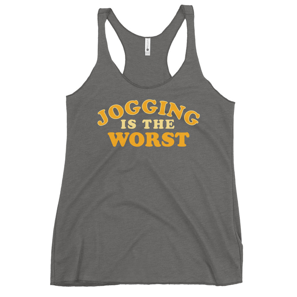 Jogging Is The Worst Women's Racerback Tank