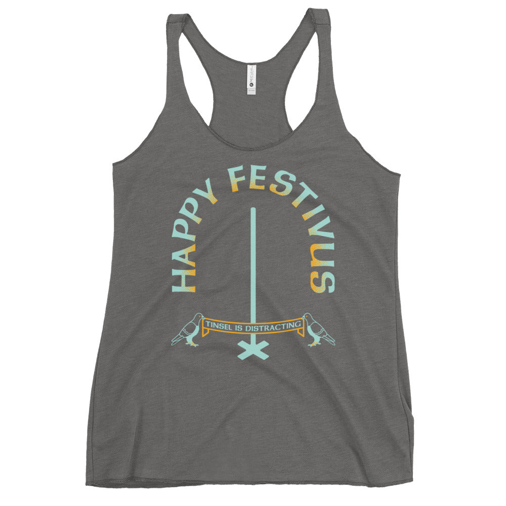 Happy Festivus Women's Racerback Tank