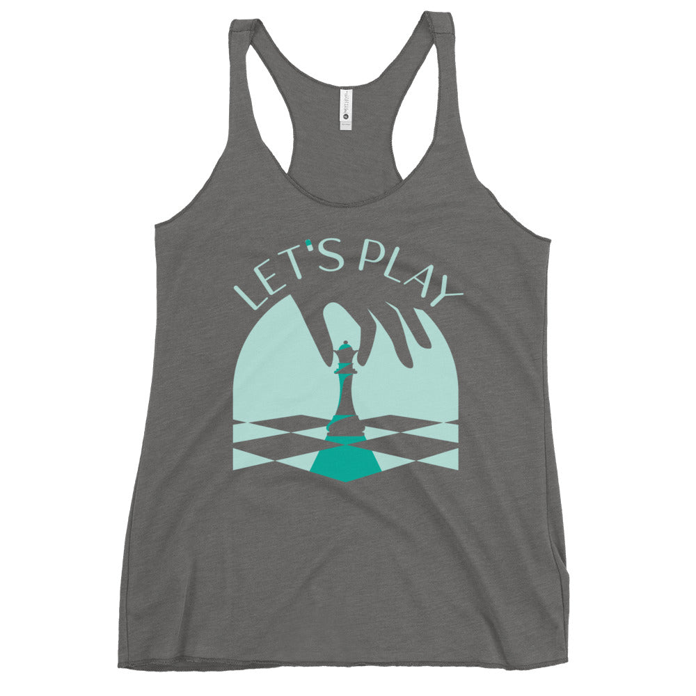 Let's Play Chess Women's Racerback Tank