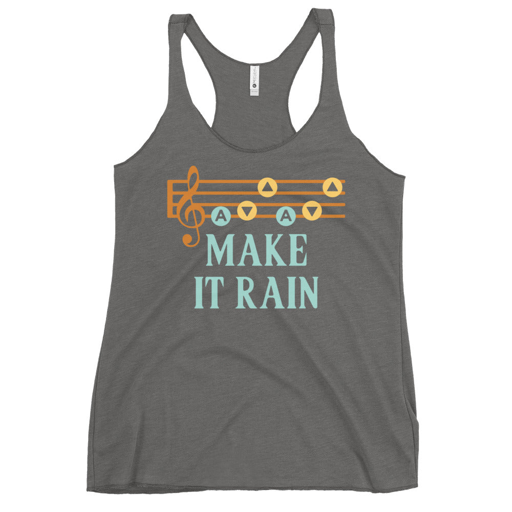 Make It Rain Women's Racerback Tank