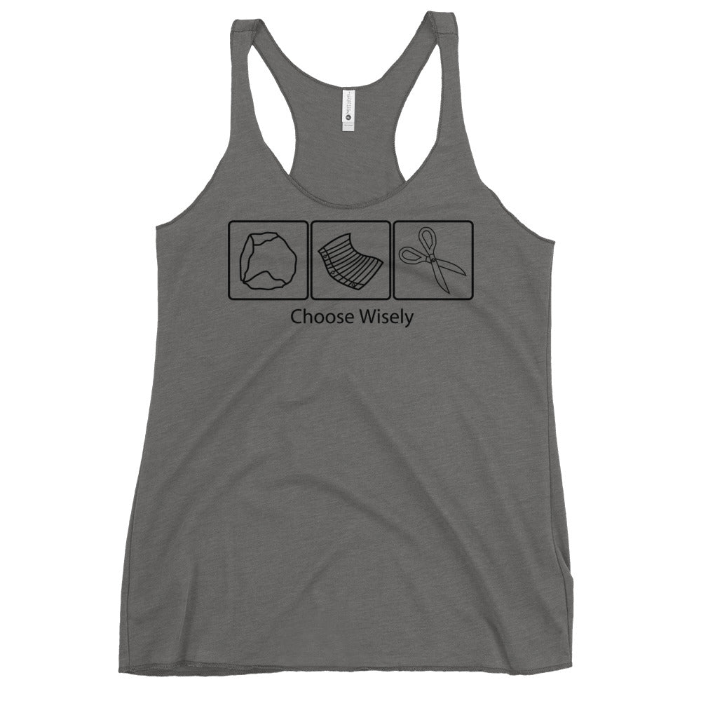 Choose Wisely Women's Racerback Tank