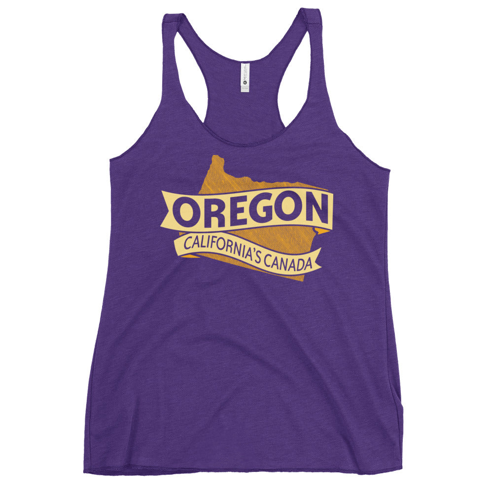 Oregon California's Canada Women's Racerback Tank