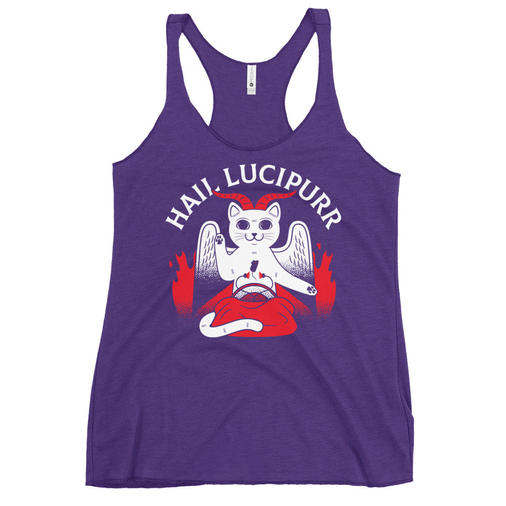 Hail Lucipurr Women's Racerback Tank