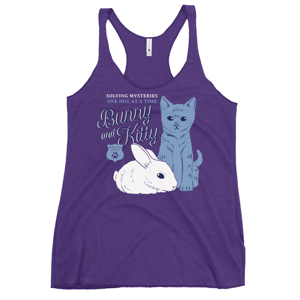 Bunny And Kitty Women's Racerback Tank