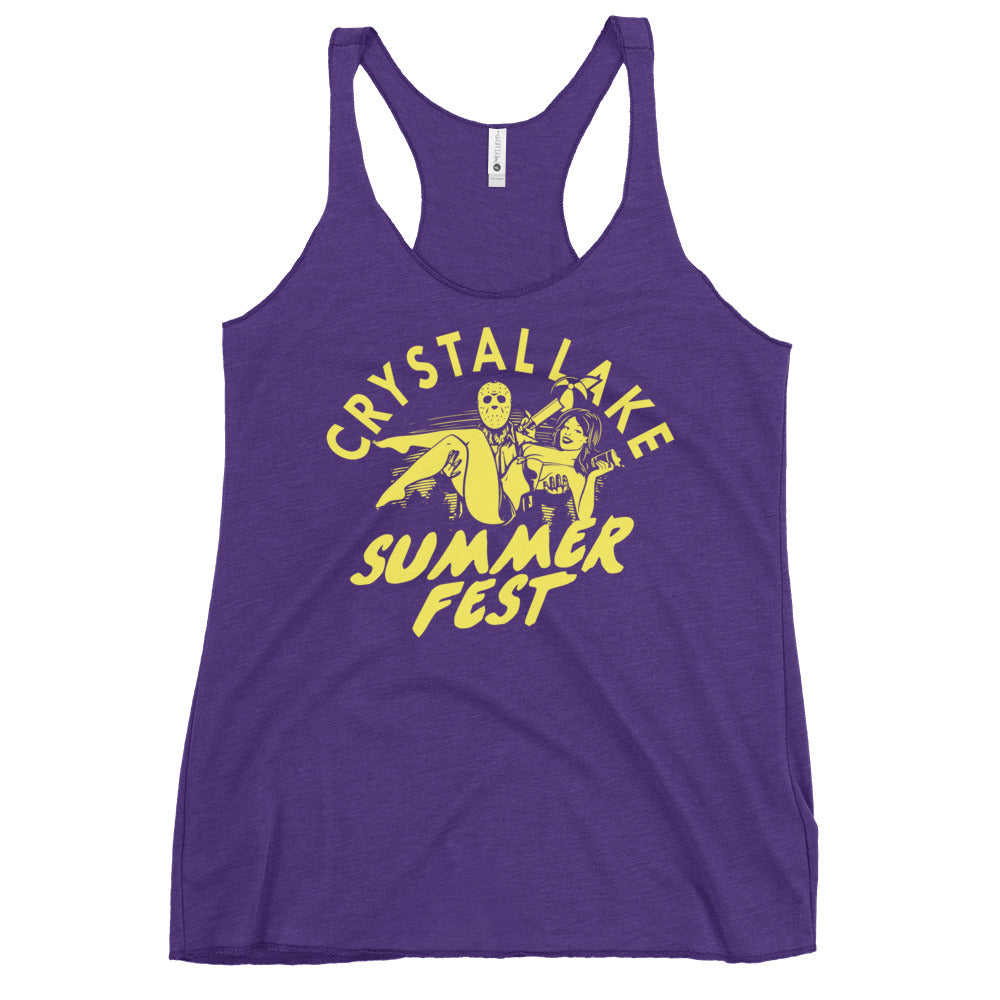 Crystal Lake Summer Fest Women's Racerback Tank