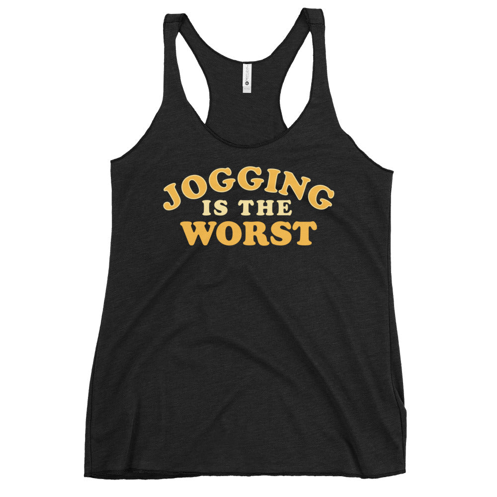 Jogging Is The Worst Women's Racerback Tank
