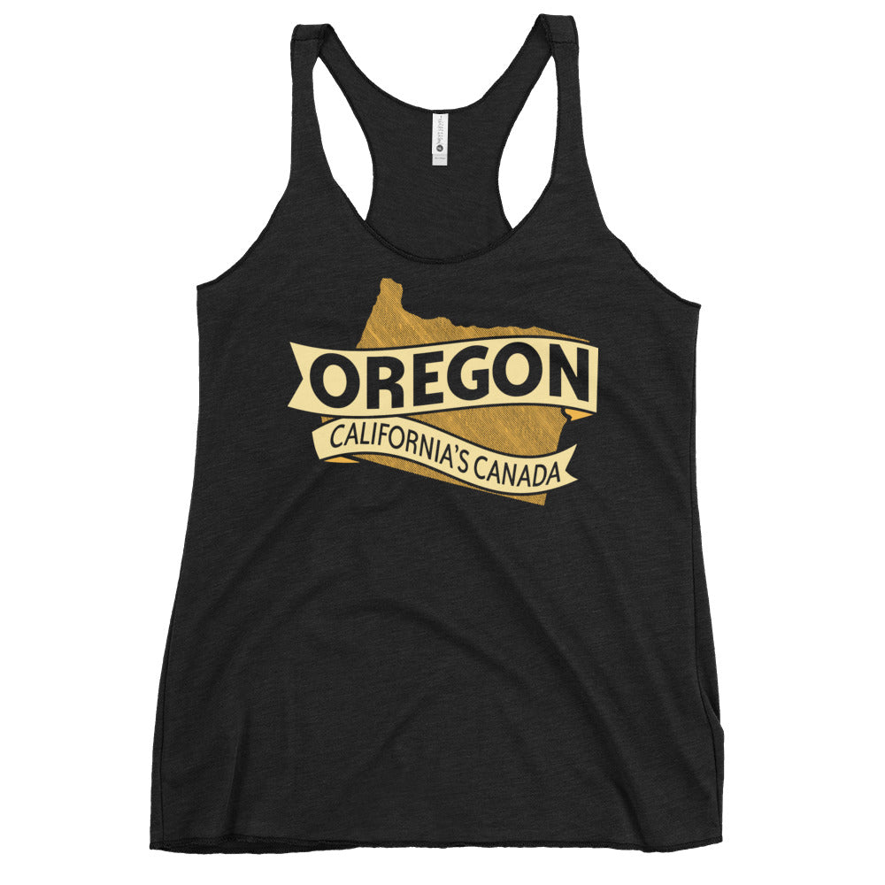 Oregon California's Canada Women's Racerback Tank