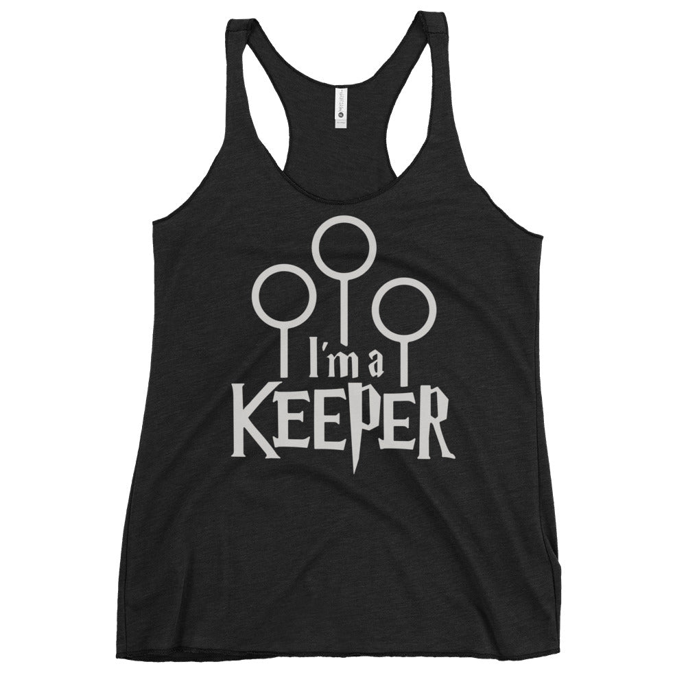 I'm A Keeper Women's Racerback Tank