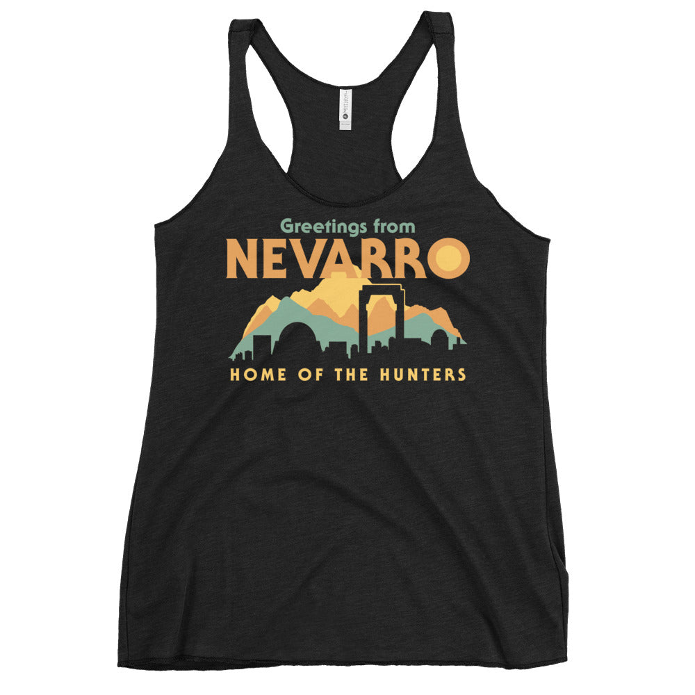 Greetings From Nevarro Women's Racerback Tank