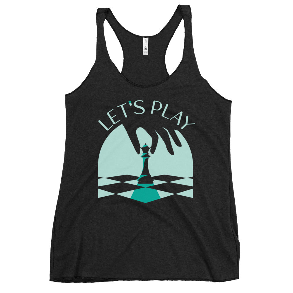Let's Play Chess Women's Racerback Tank