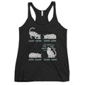 Cat Day Schedule Women's Racerback Tank