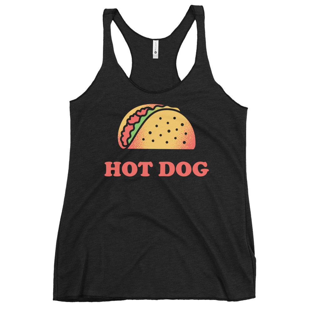 Taco Is A Hotdog Women's Racerback Tank