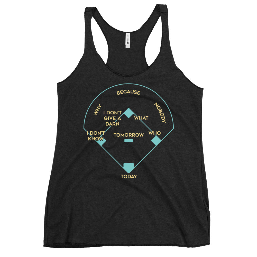 Baseball Positions Women's Racerback Tank
