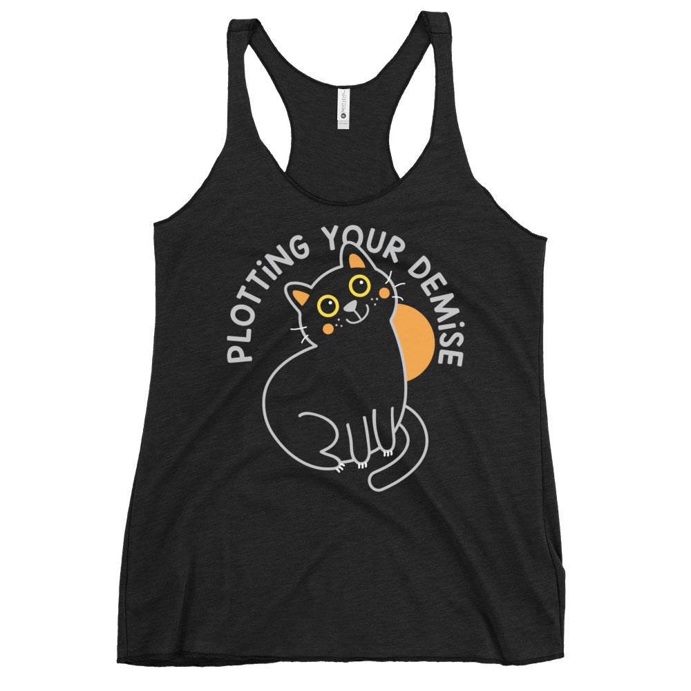 Plotting Your Demise Women's Racerback Tank