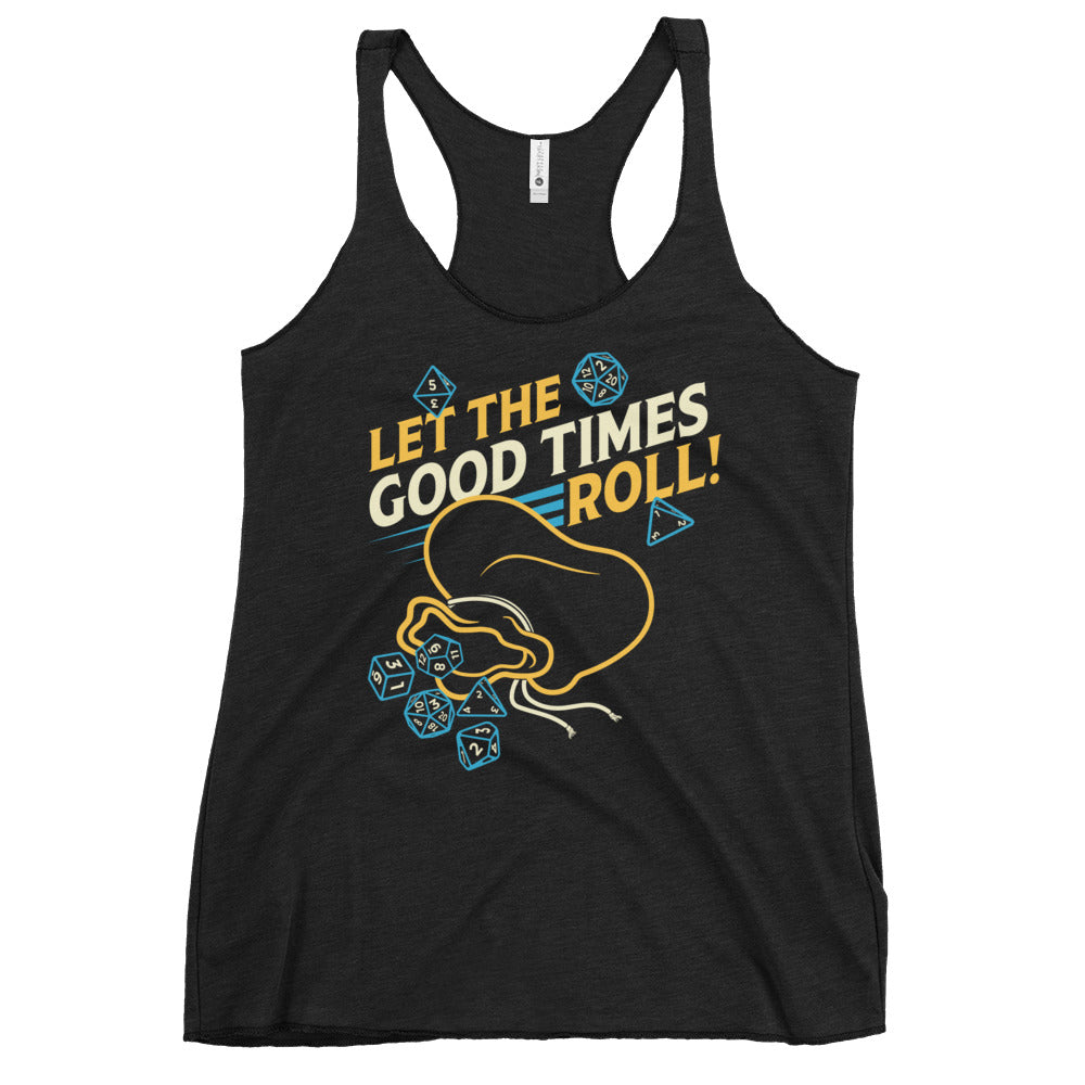 Let The Good Times Roll! Women's Racerback Tank