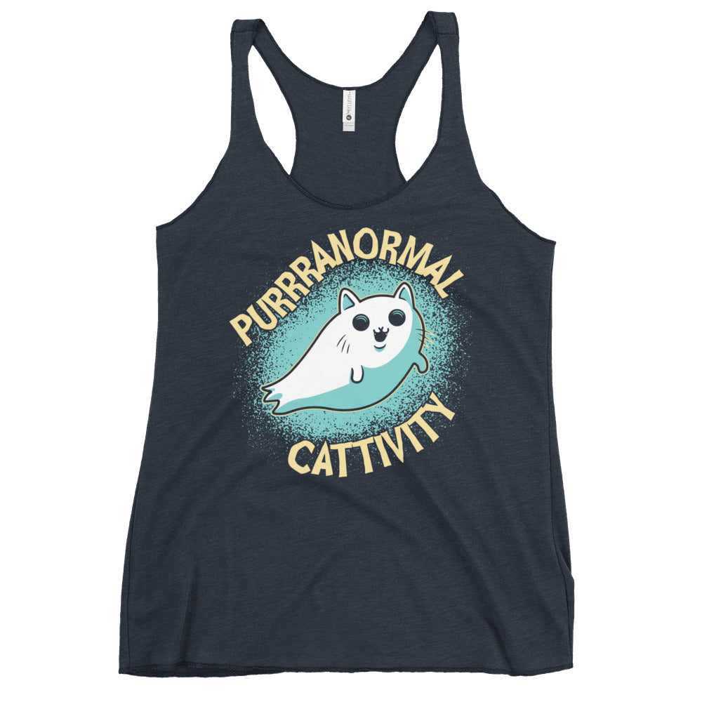 Purrranormal Cattivity Women's Racerback Tank
