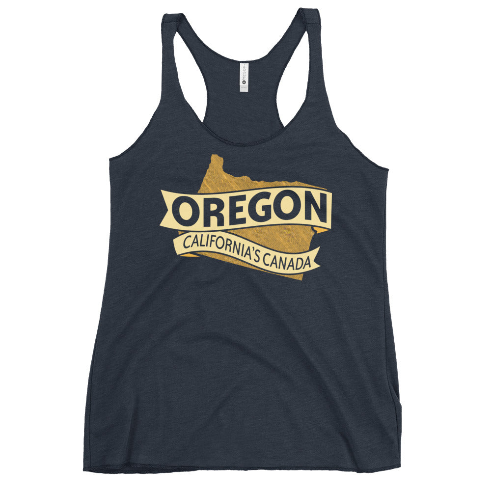 Oregon California's Canada Women's Racerback Tank