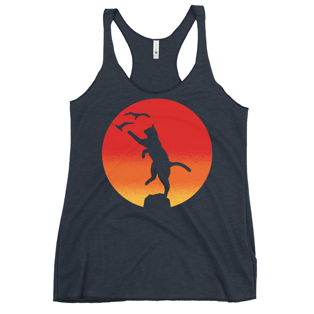 The Karate Cat Women's Racerback Tank