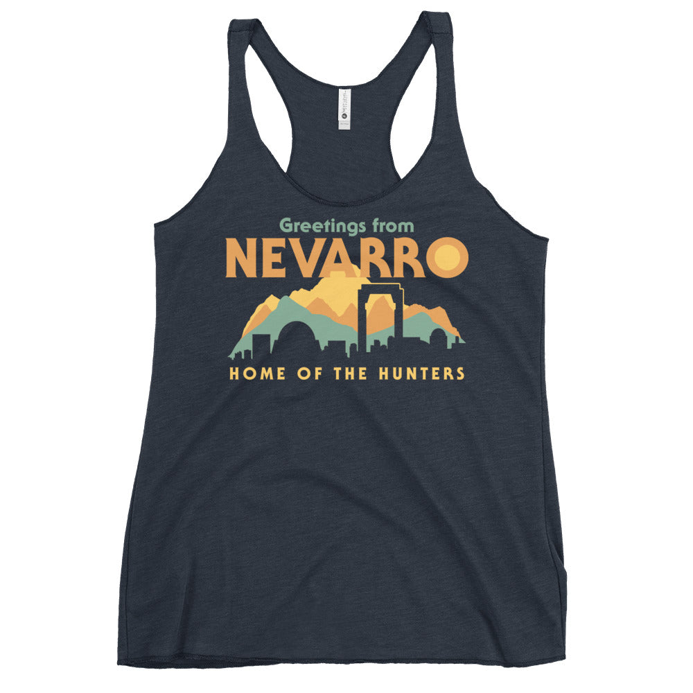 Greetings From Nevarro Women's Racerback Tank