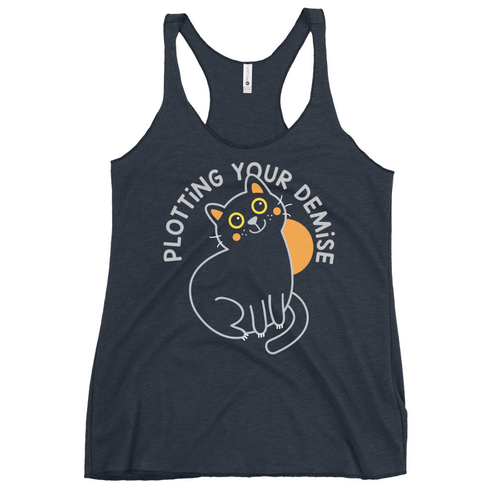 Plotting Your Demise Women's Racerback Tank